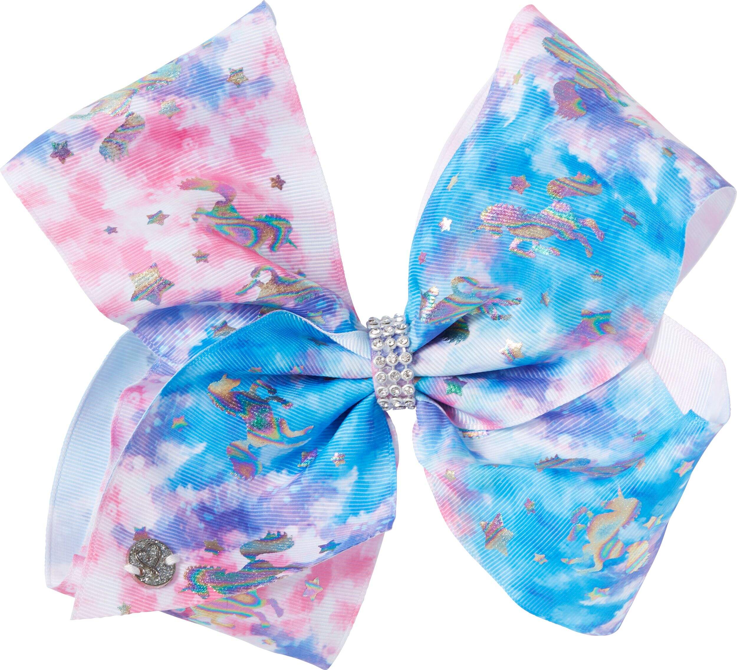 Boucle pour cheveux licorne de Nickelodeon Jojo Siwa, rose/bleu, taille unique, accessoire à porter pour anniversaires Front_Flat
