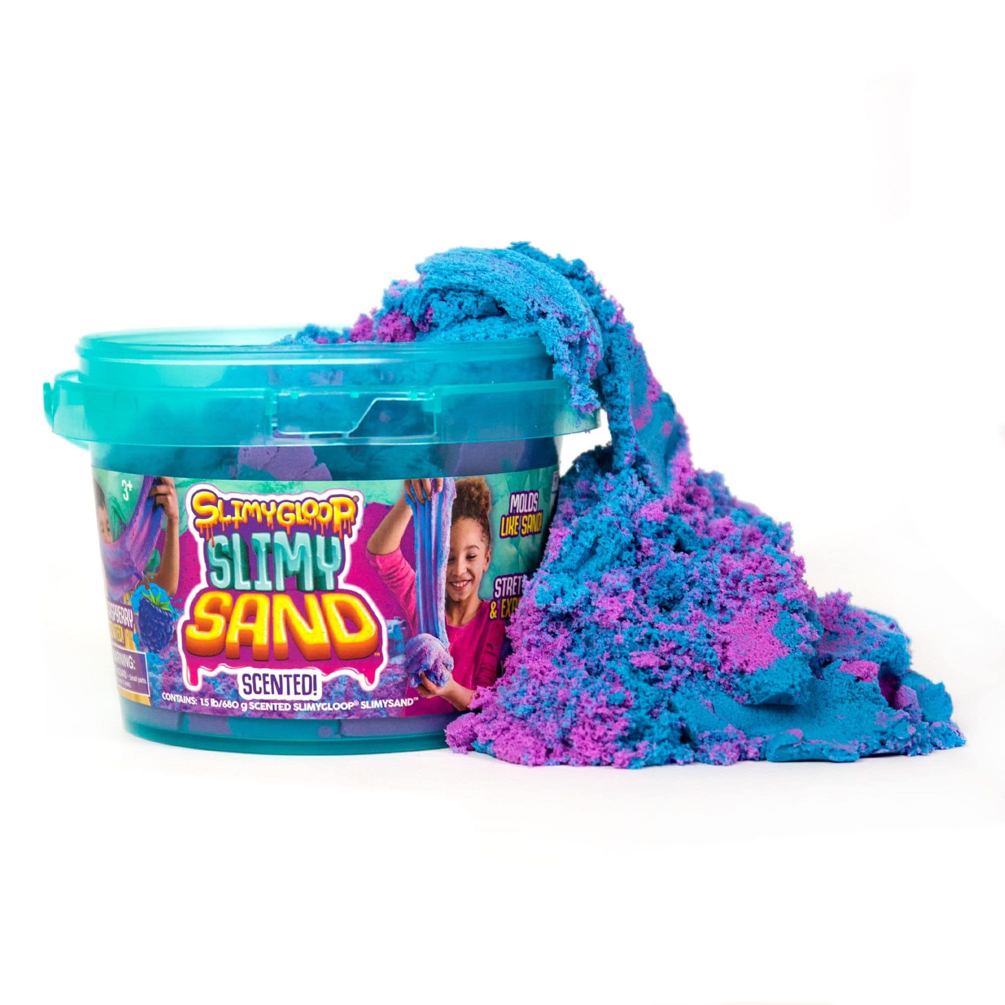 Horizon SlimyGloop SlimySand Bucket, Marbled Berry | Party City