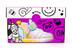 Sneak'Artz Decorate Your Own Sneaker Kit, Multi-Coloured, 7-pk, for Arts & Crafts/Birthday Favour Front_Flat