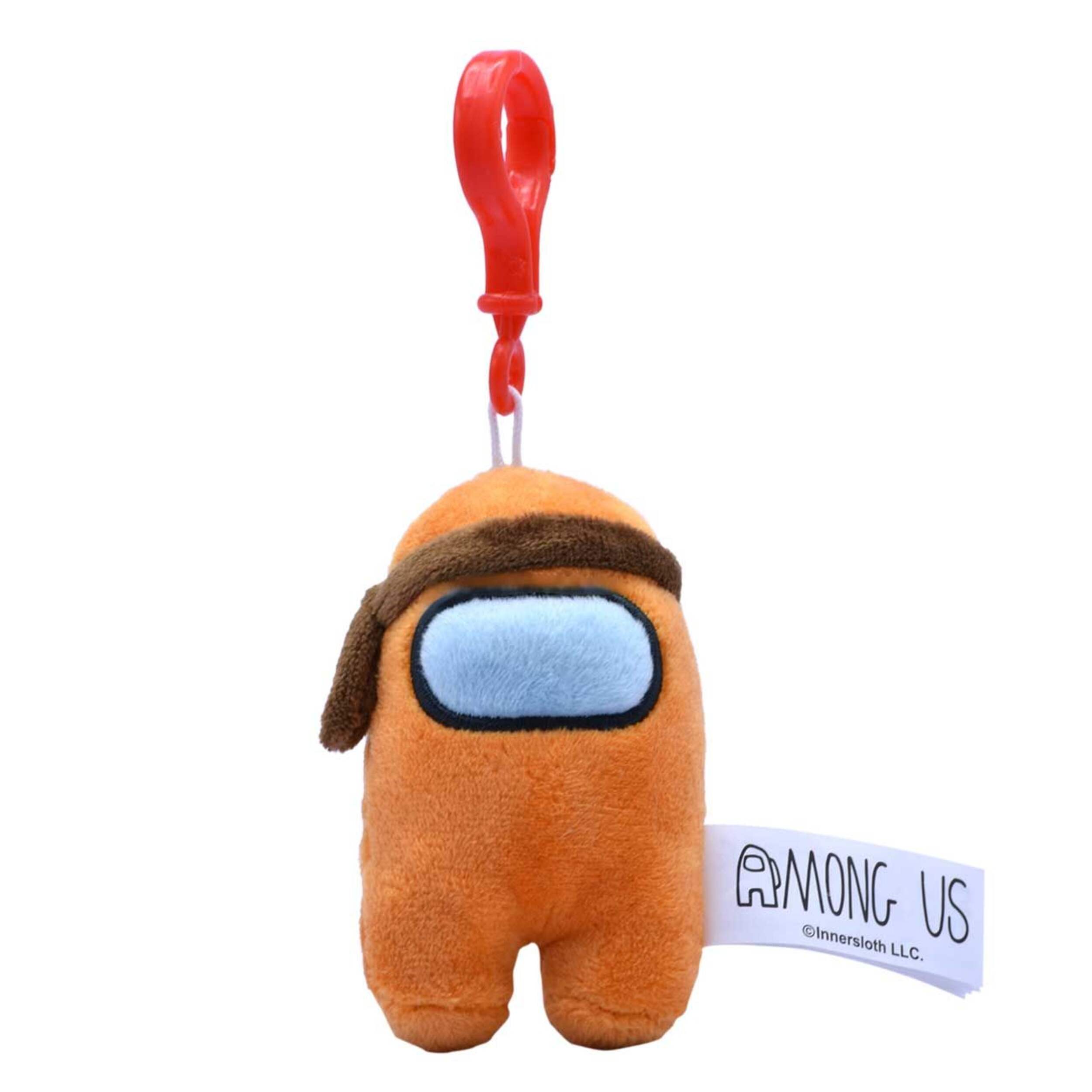 Among Us Clip-On Plush Toy, Multi-Coloured, for Birthday/Party Favour Front_Flat