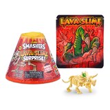Volcano Lava Slime with Dinosaur Toy Favour, Multi-Coloured, 4-pk, Ages 5+, for Arts & Crafts/Birthday Favour Composite_or_Mixed