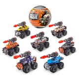 5 Surprise Monster Truck Capsule Toys, Black/Silver, 3-pk, Ages 3+, for Birthday/Party Favour Composite_or_Mixed