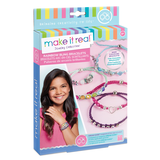 DIY Customizable Friendship Bracelete & Charms, Multi-Coloured, 135-pk, for Arts & Crafts/Birthday Favour Front_Angled_Right