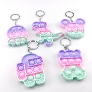 Alex Popper Fidget Keychain | Party City