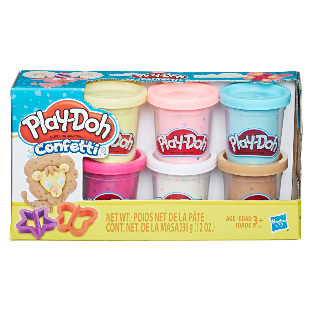 Play-Doh - Pâte à modeler collection Confetti, assortiment, paq