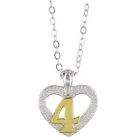 Collier et boîte à bijoux May Your Wishes Come True pour 4e anniversaire, rose/bleu, taille unique, paq. 2, accessoires à porter pour anniversaires Front_Flat