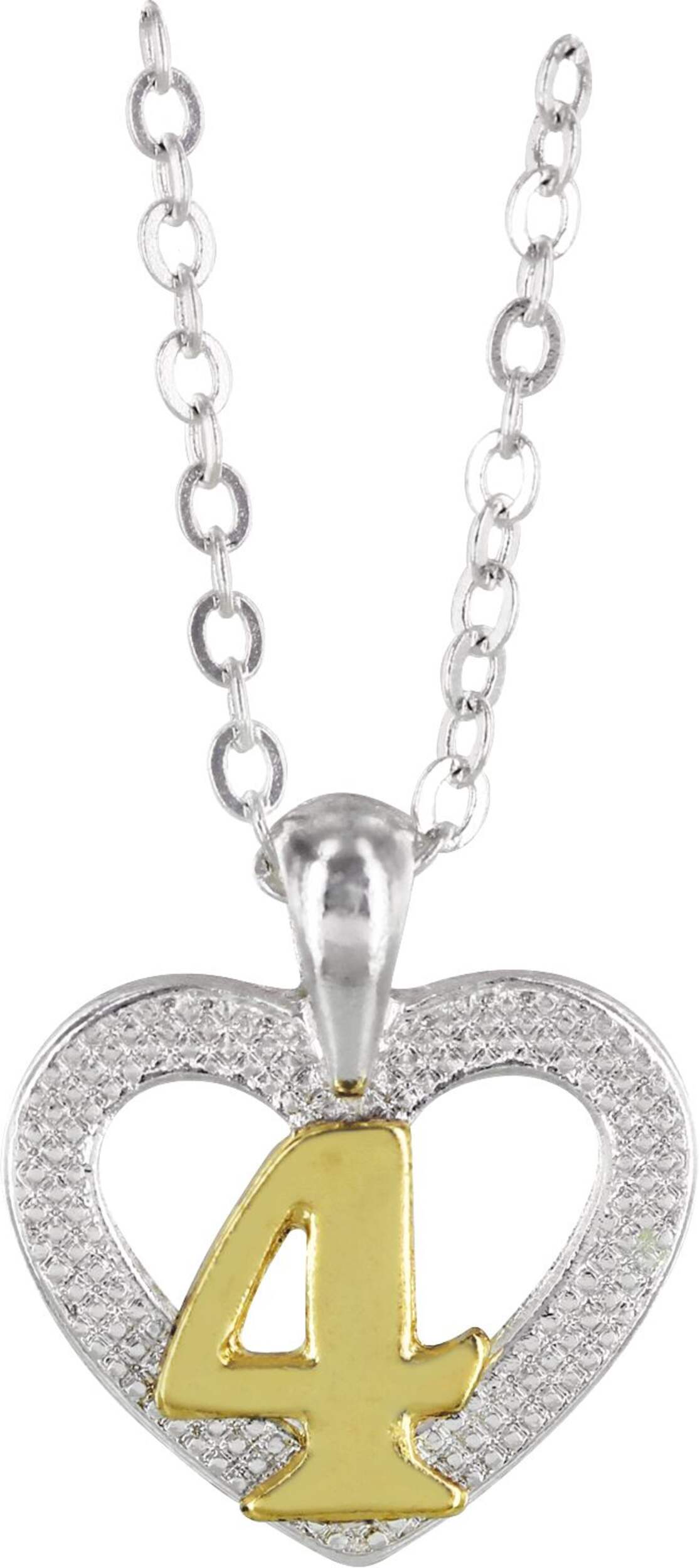 "May Your Wishes Come True" 4th Birthday Necklace & Jewelry Box, Pink/Blue, One Size, 2-pk, Wearable Accessories for Birthdays Front_Flat