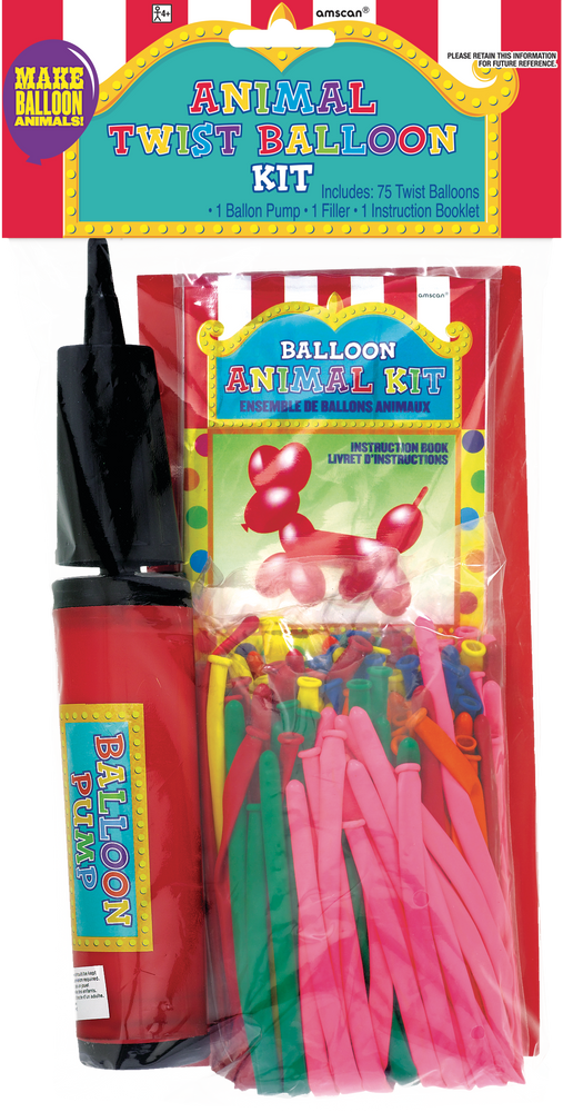 Twist Balloon Kit with Air Pump Canadian Tire