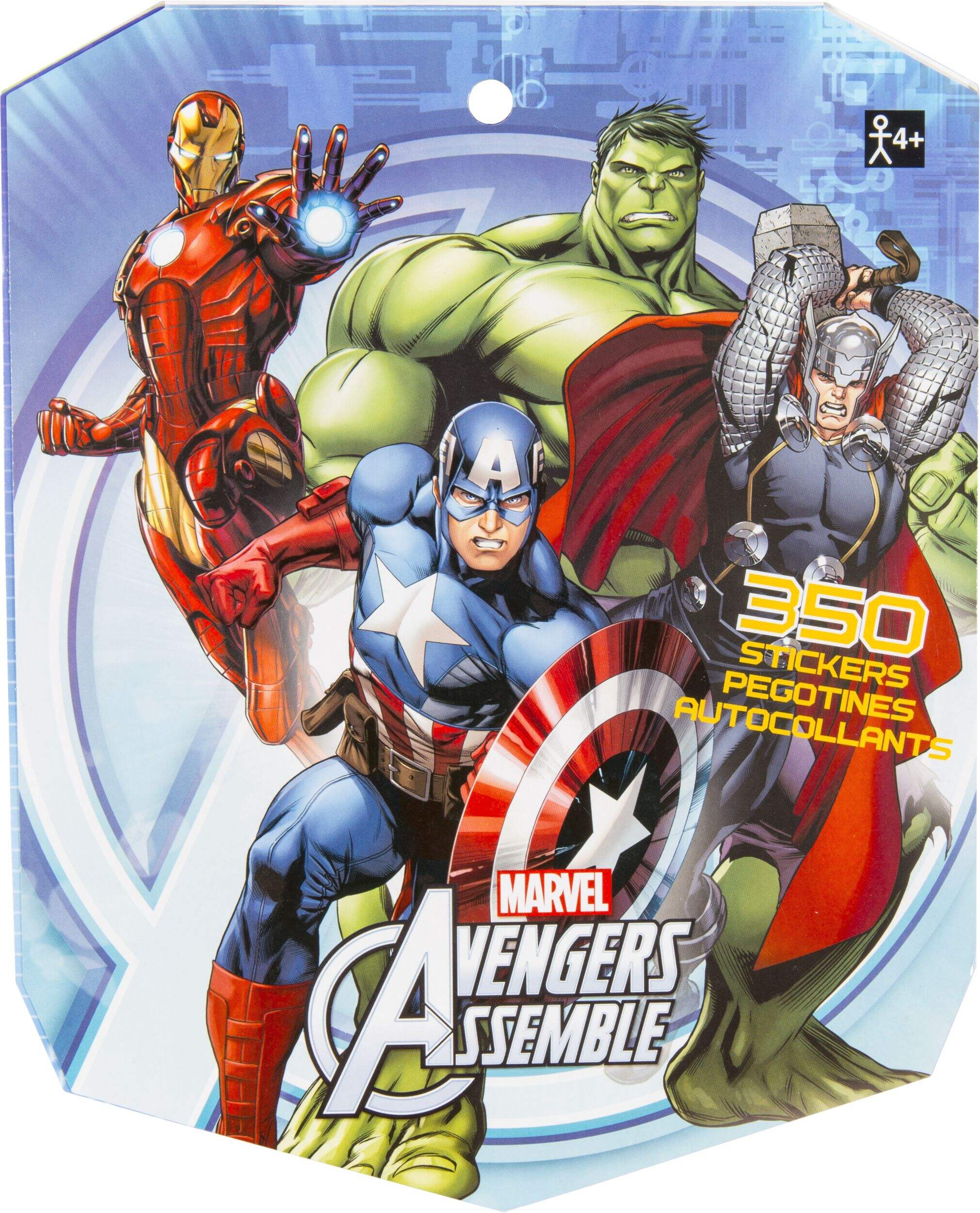 Avengers Sticker Book, 350-ct Front_Flat