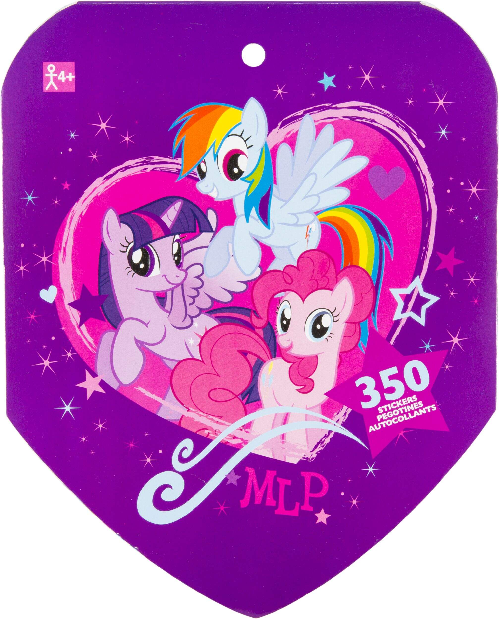 Livret d'autocollants Mon petit poney, paq. 350 Front_Flat