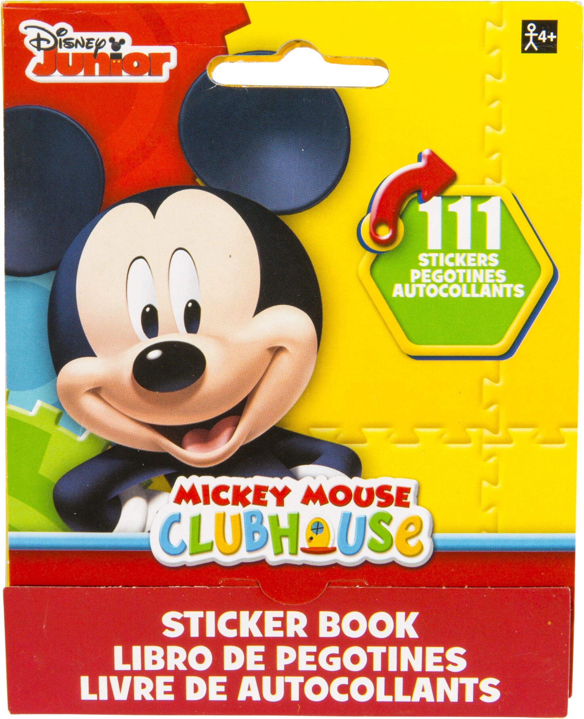 Disney Mickey Mouse Sticker Book, 111-pc Front_Flat