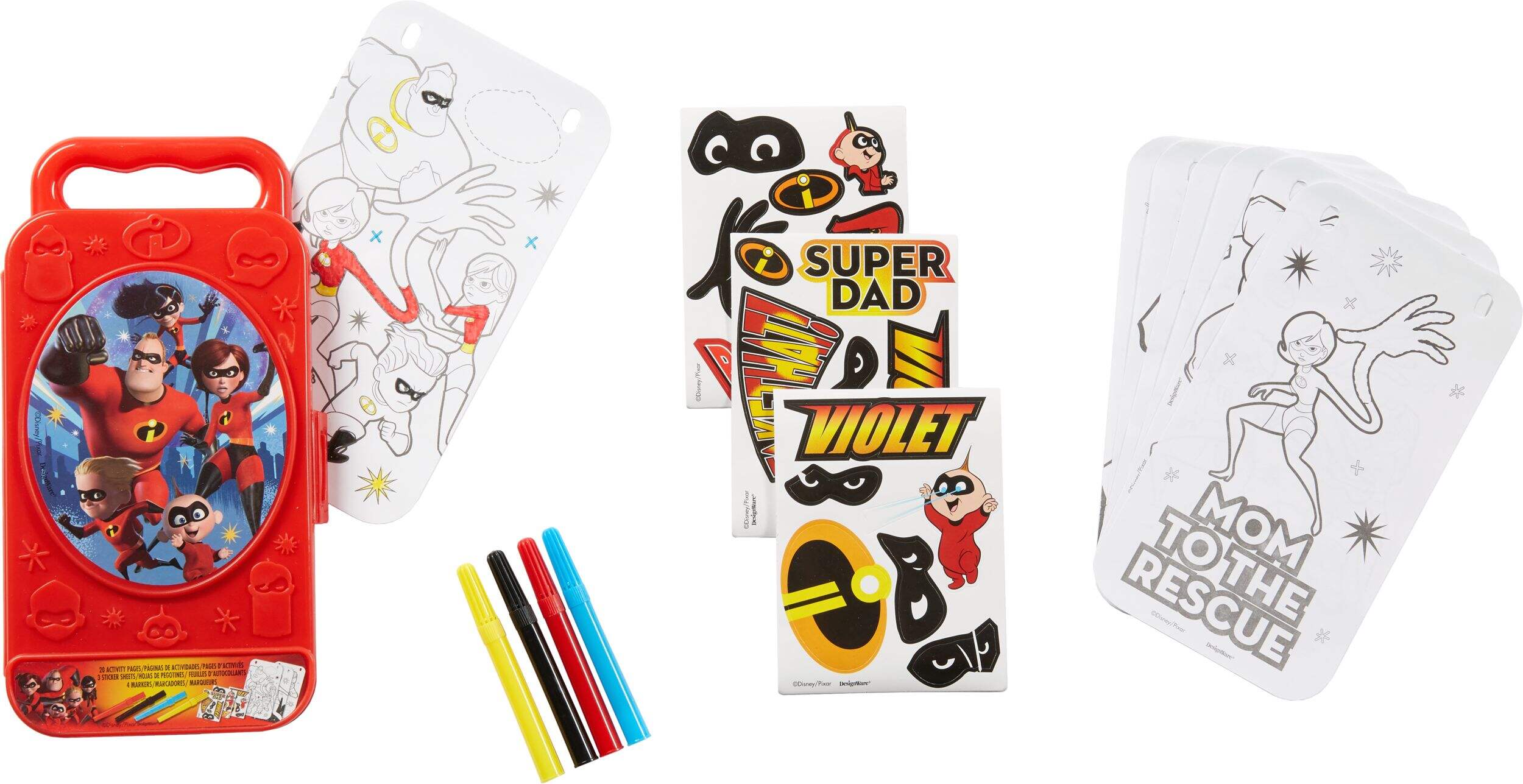 The Incredibles Sticker Activity Set, 27-pc Overhead_Flat