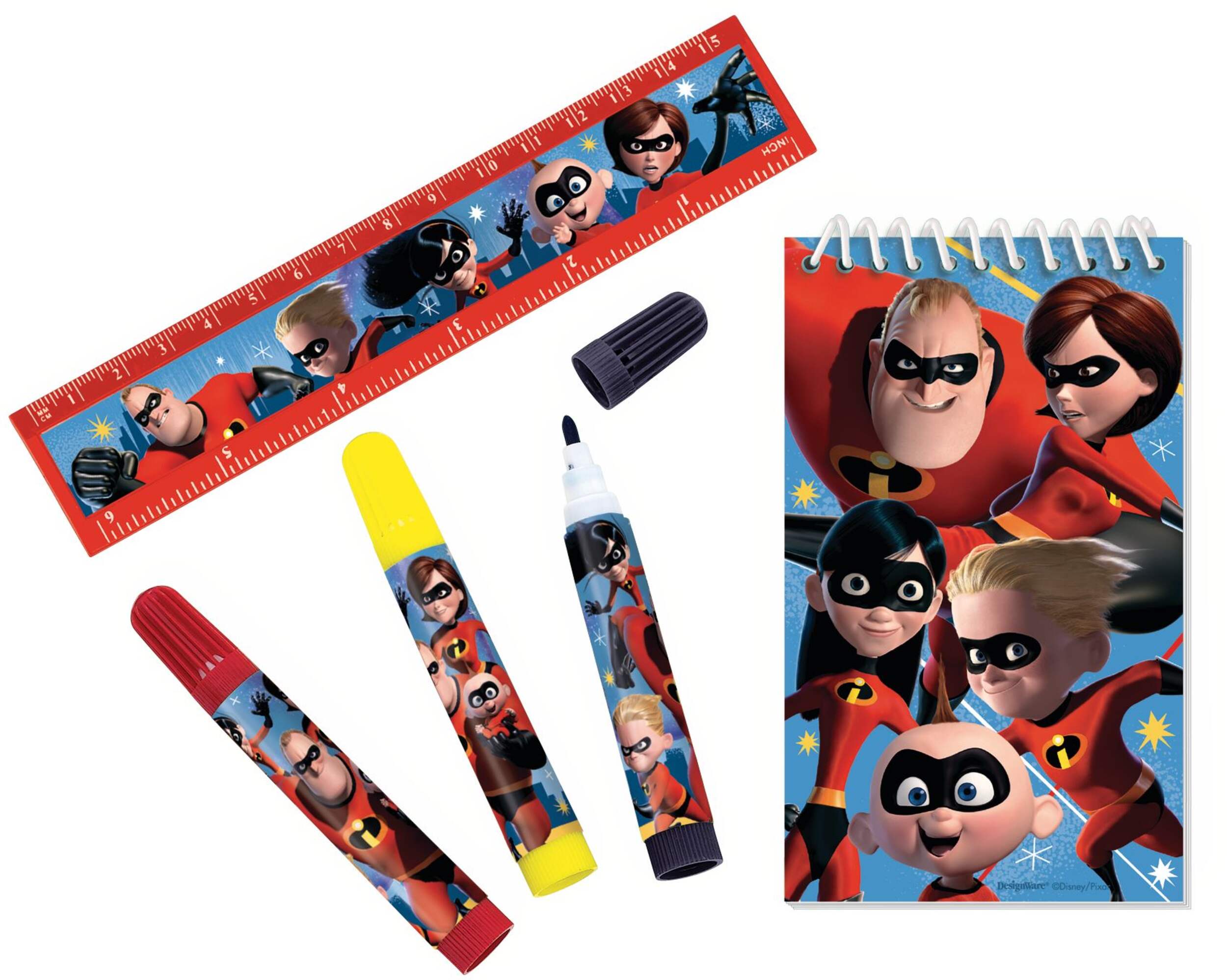Incredibles Stationary Set, 5-pc Overhead_Plunge