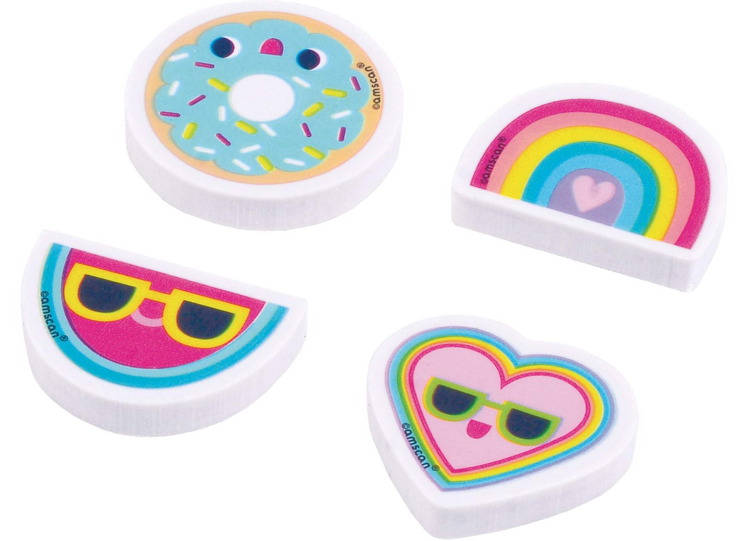 Too Sweet Erasers, 12-pk Overhead_Flat