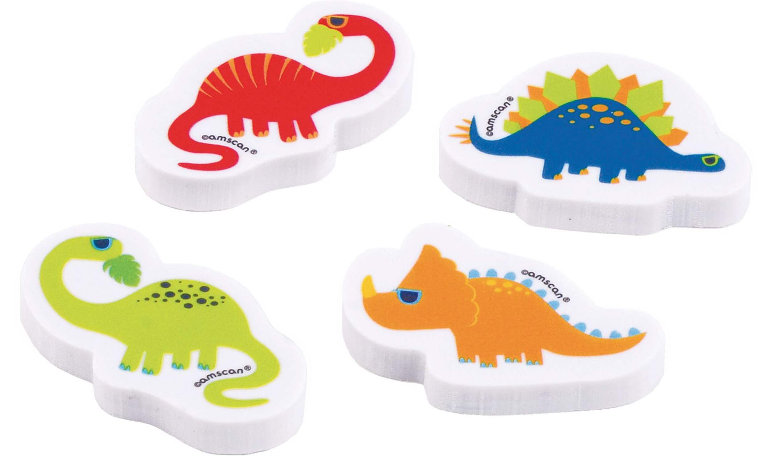 So Chill Dino Erasers, 12-pk Overhead_Flat