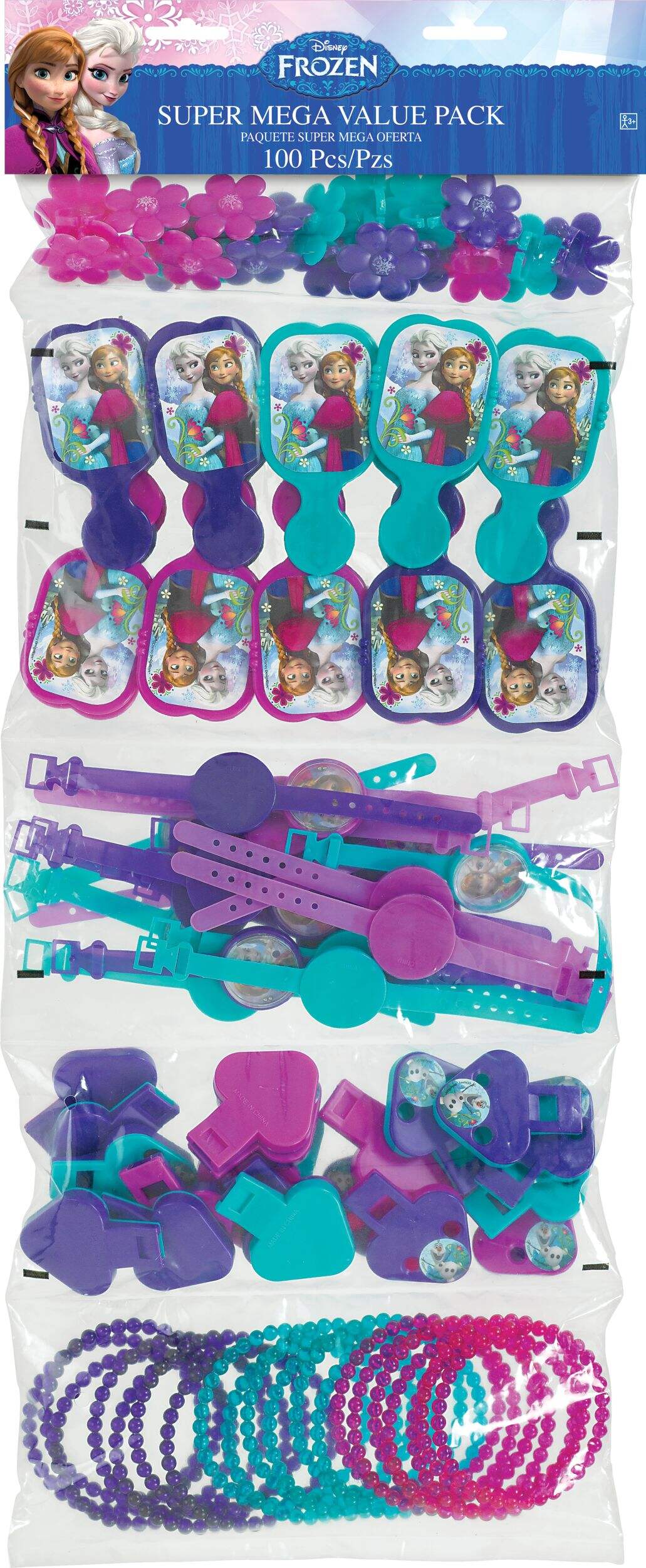Frozen Super Mega Mix Favour Pack, 100-pc Front_Flat