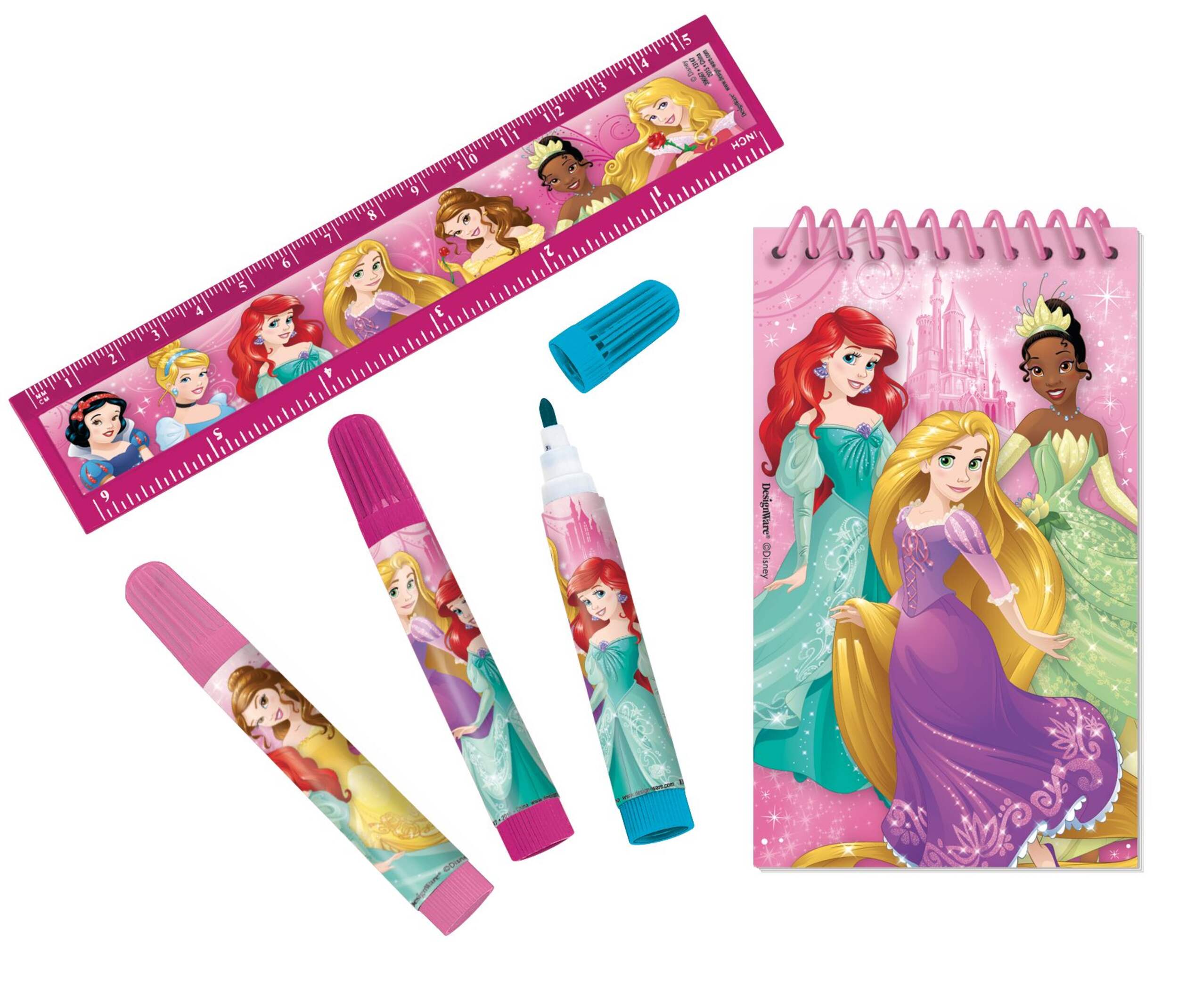 Disney Princess Stationary Set, 5-pc Overhead_Flat