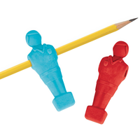 Foosball Pencil Eraser Favour Pack, 12-pk Composite_or_Mixed