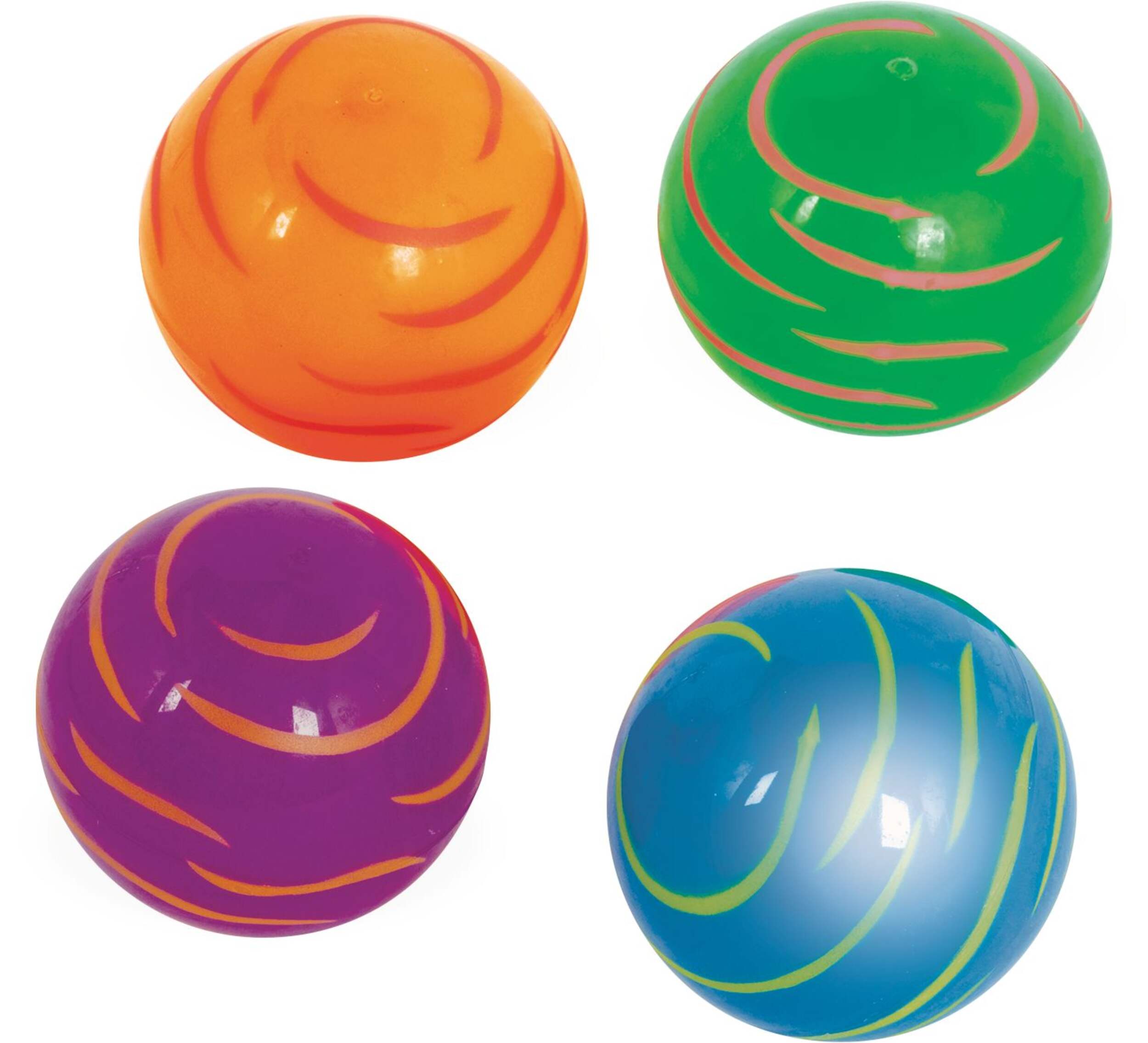 Light-Up Zebra Bounce Ball, 3.5-in Composite_or_Mixed