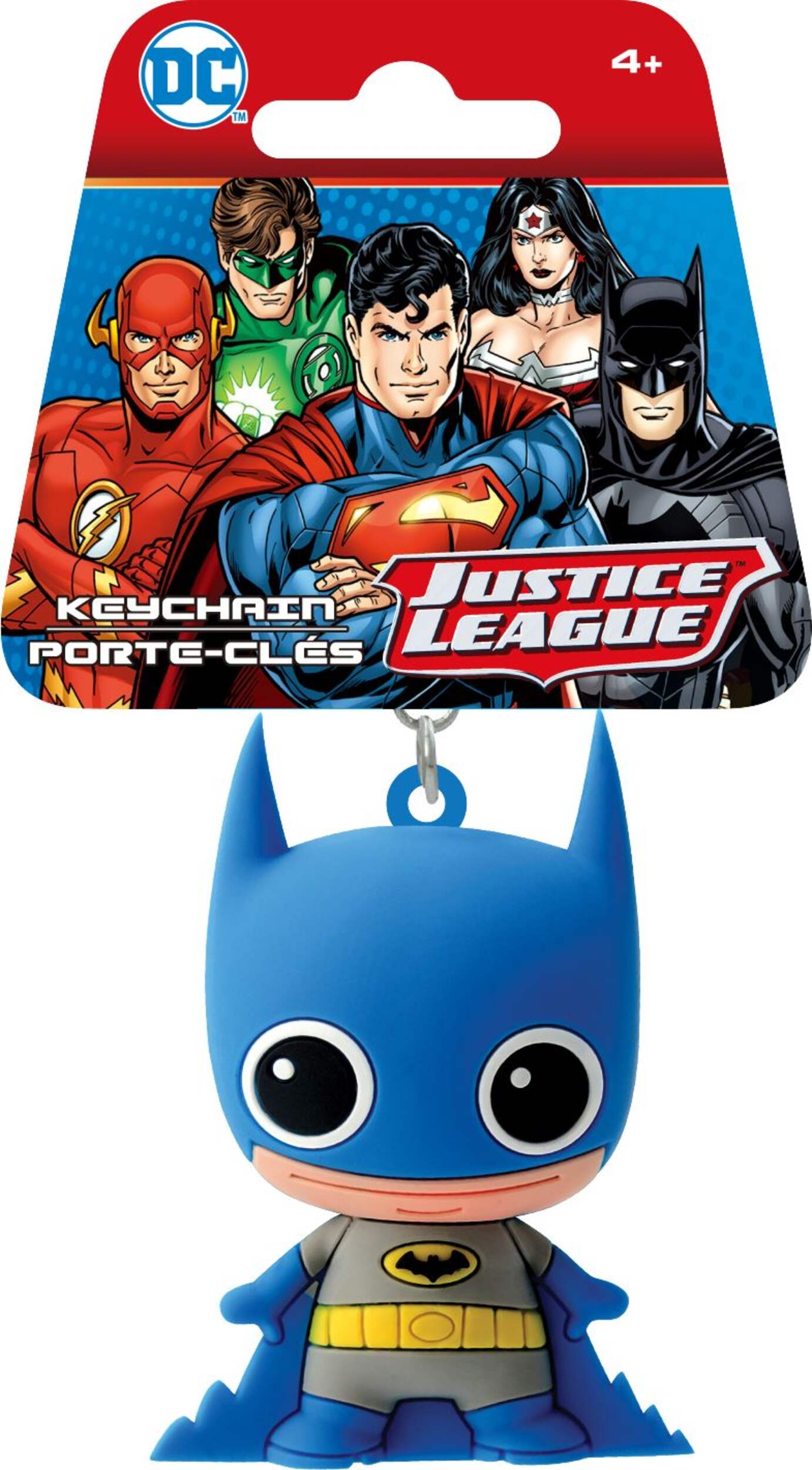 Justice League Batman Keychain Front_Flat