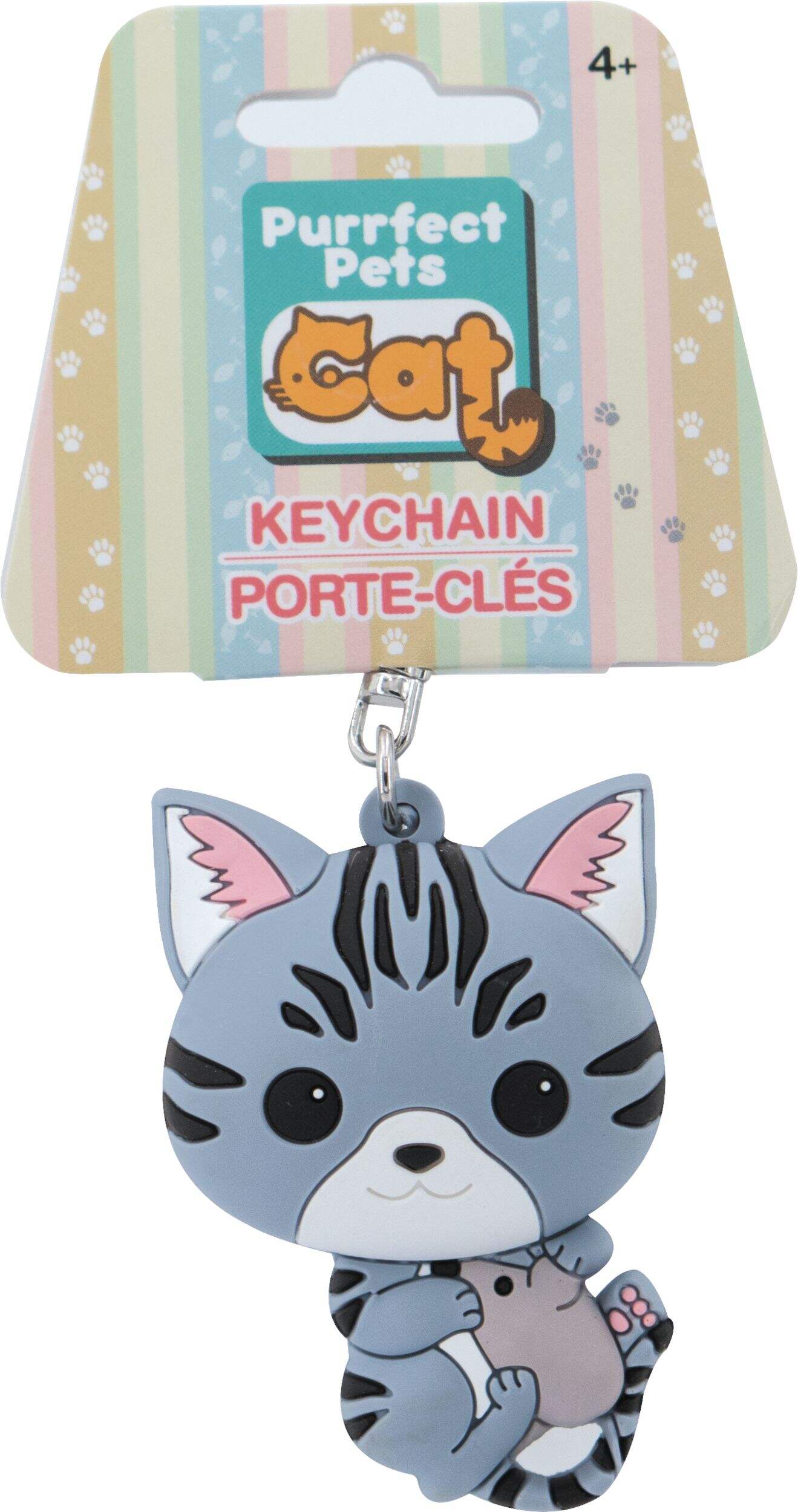 Porte-clés chat et souris Front_Flat