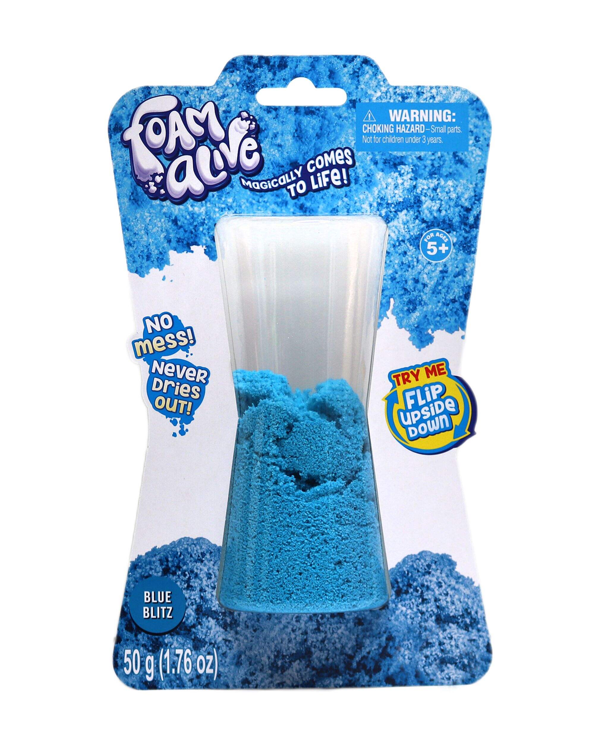 Foam Alive Double Flip Pack, Purple/Green/Blue, Ages 5+, for Arts & Crafts/Birthday Favour Front_Flat