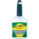 Crayola Washable Glue, White, 236-ml, for Arts & Crafts Front_Flat