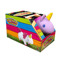 Squishi Stress Unicorn Toy, Purple, Ages 6+, for Birthday/Party Favour