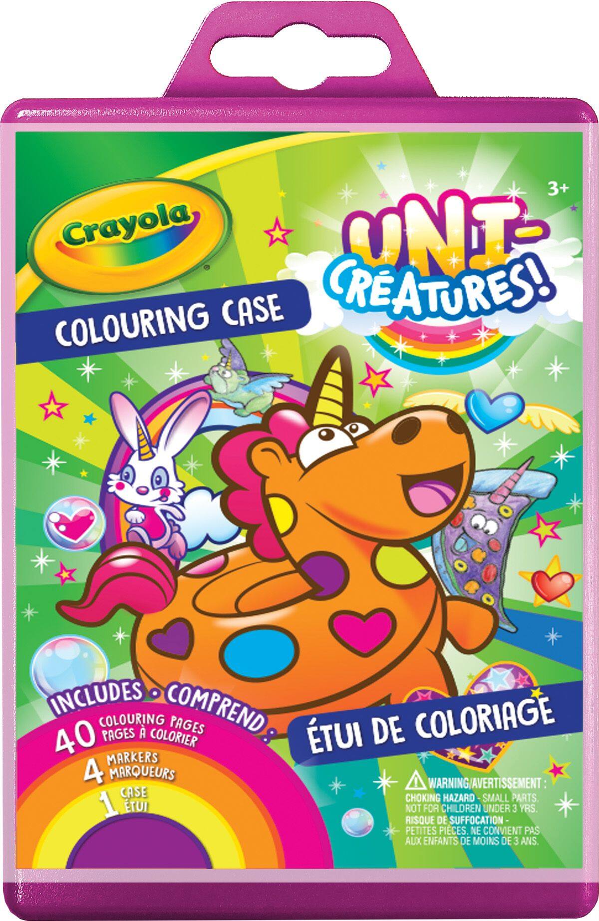 Uni-Creatures Mini Art Case, Unicorn Gift, Crayola.com