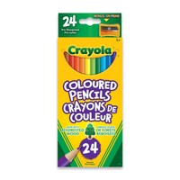 Crayola Coloured Drawing Pencils, Multi-Coloured, 24-pk, for Arts & Crafts