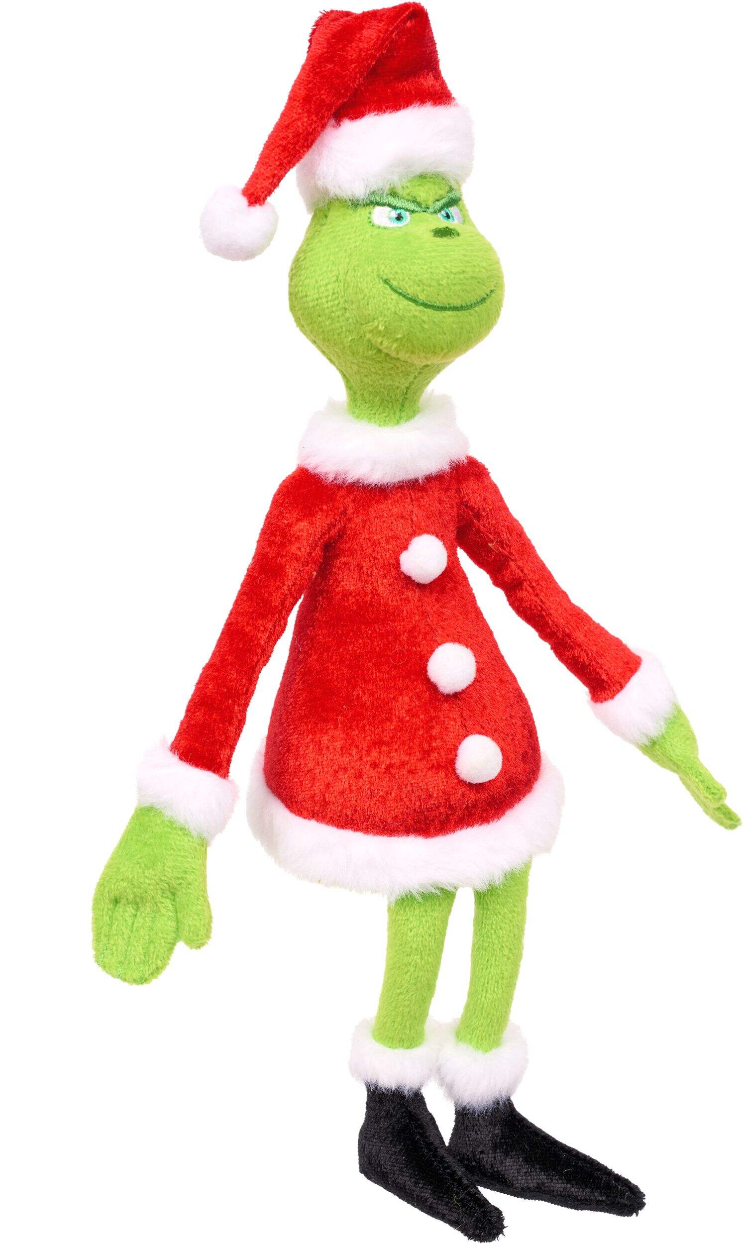 Santa Grinch Bean Plush Front_Angled_Right