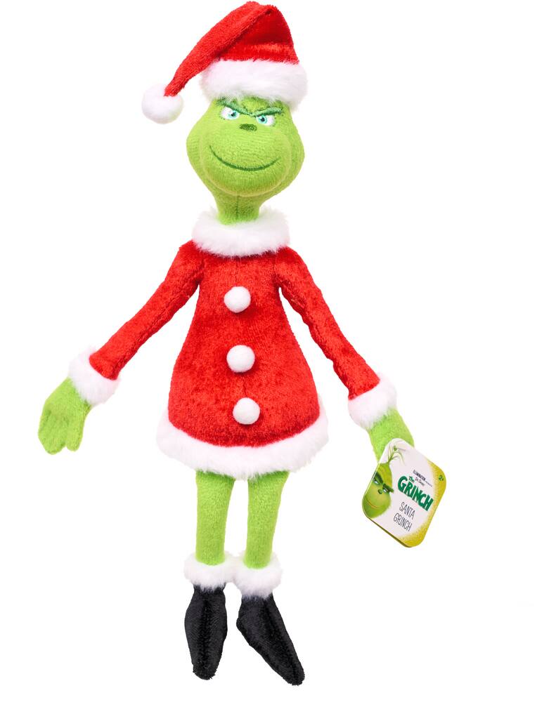 Santa Grinch Bean Plush | Party City