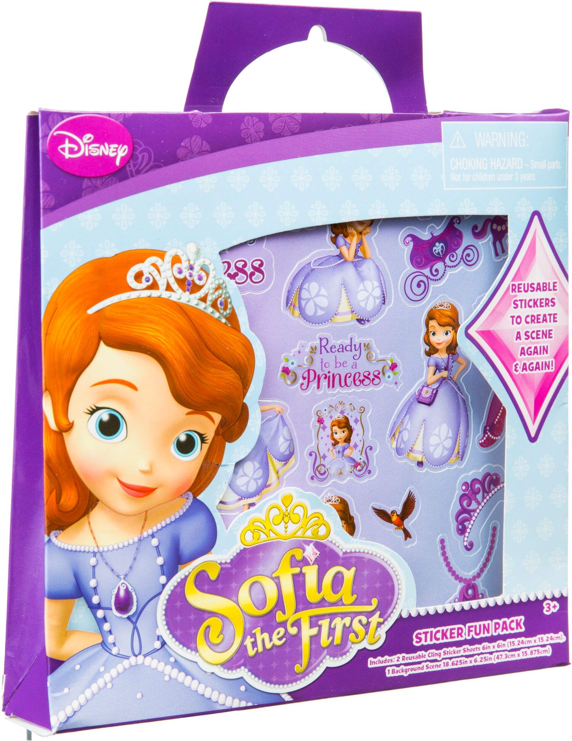 Disney Sofia the First Sticker Fun Set, 3-ct Front_Angled_Right