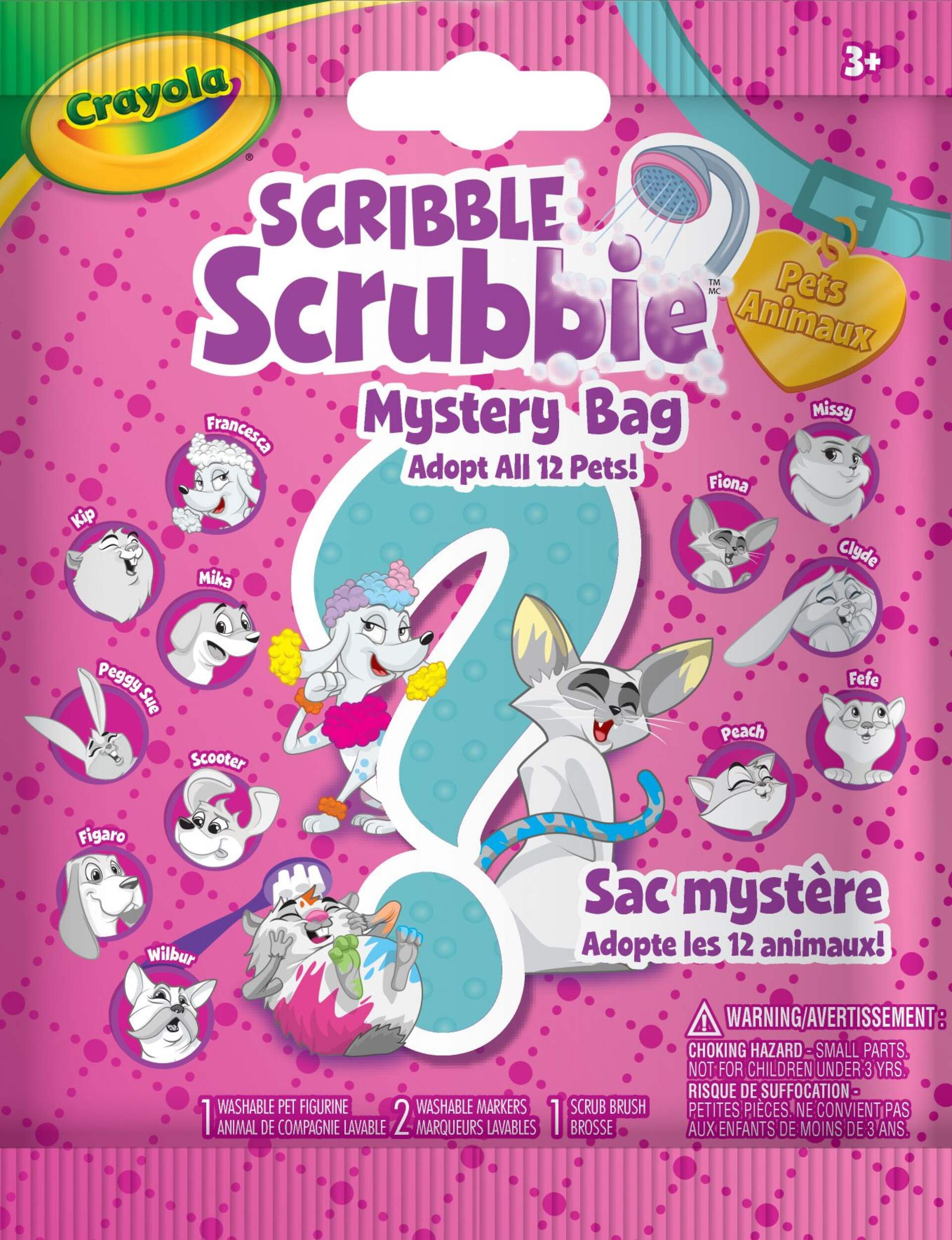 Crayola Scribble Scrubbie Pet Mystery Bag Front_Flat