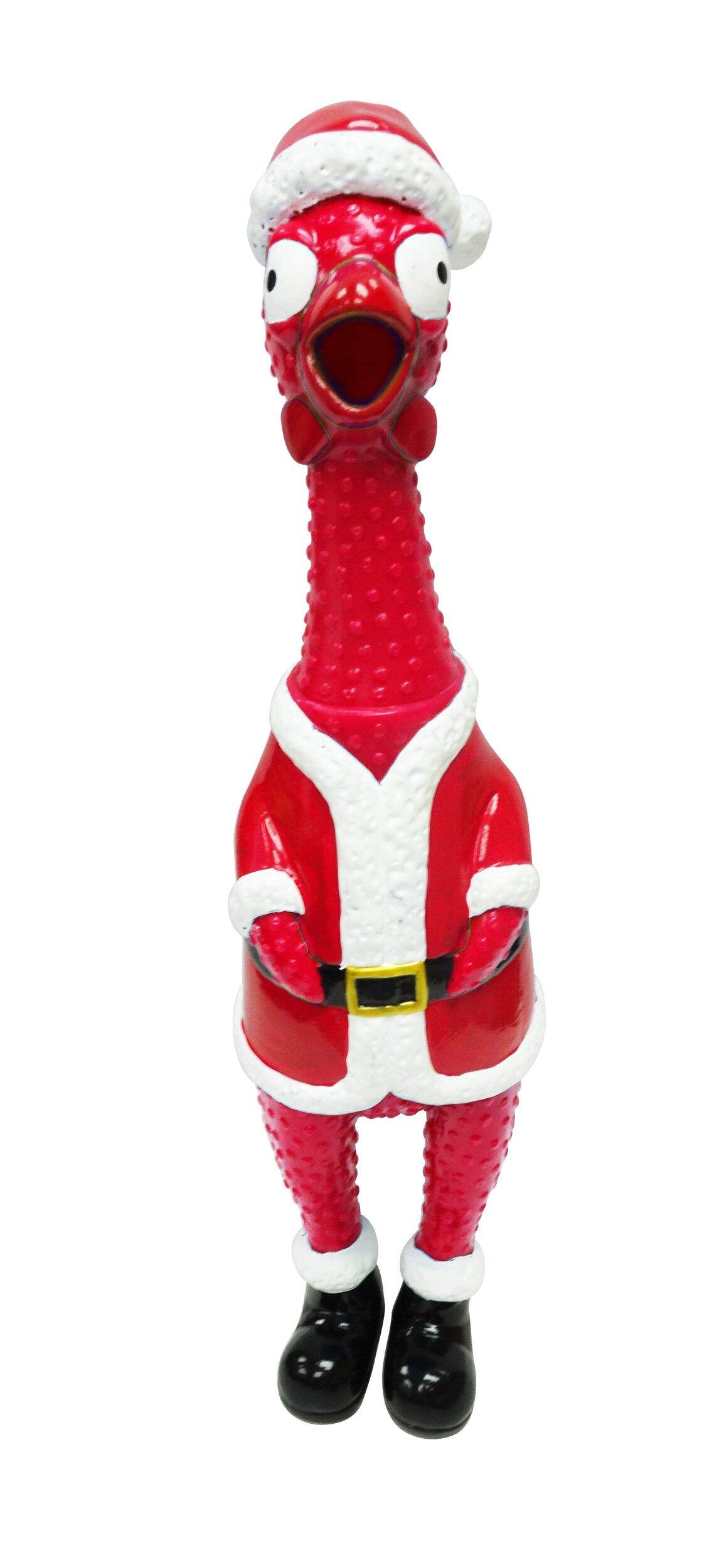 Christmas Rubber Chicken Front_Flat