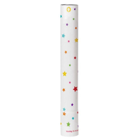 Large Confetti Cannon Popper, Multi-Coloured, for Birthday Party Front_Flat
