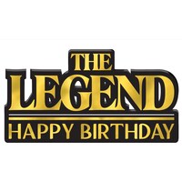 Affiche d¿anniversaire autoportante en MDF Amscan Better with Age