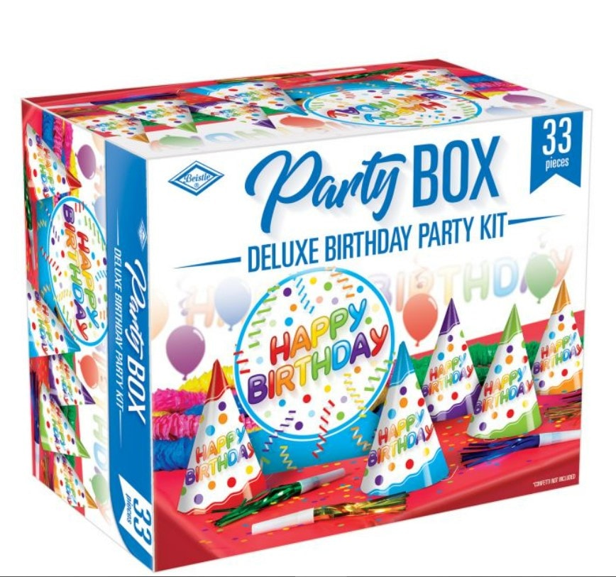 Deluxe Birthday Party Supplies Box Party City