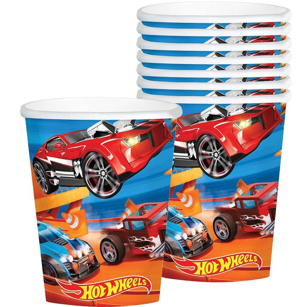 Racecars Kids Gift Wrap Rolls 5 ft x 30 in (8 Pieces)