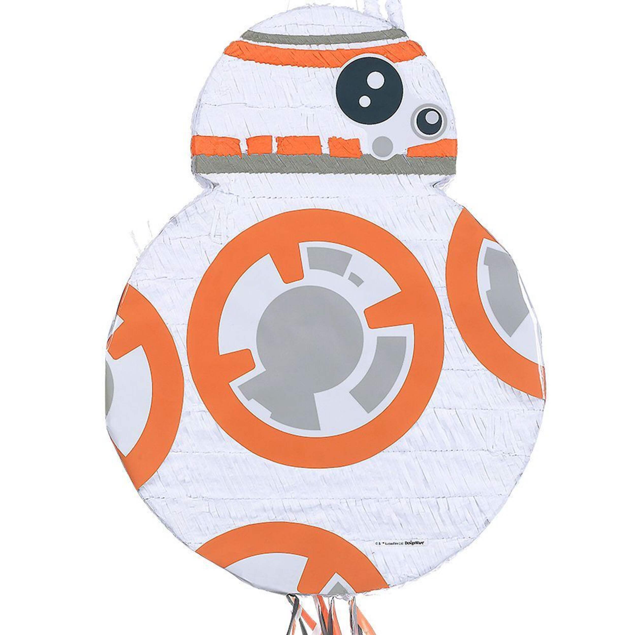 Star Wars 7 The Force Awakens Pull String BB-8 Pinata Front_Flat