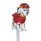 Casque de pompier Marcus Nickelodeon Pat'Patrouille avec oreilles de chien  dalmatien, rouge/noir, taille unique, accessoire à porter pour  anniversaires