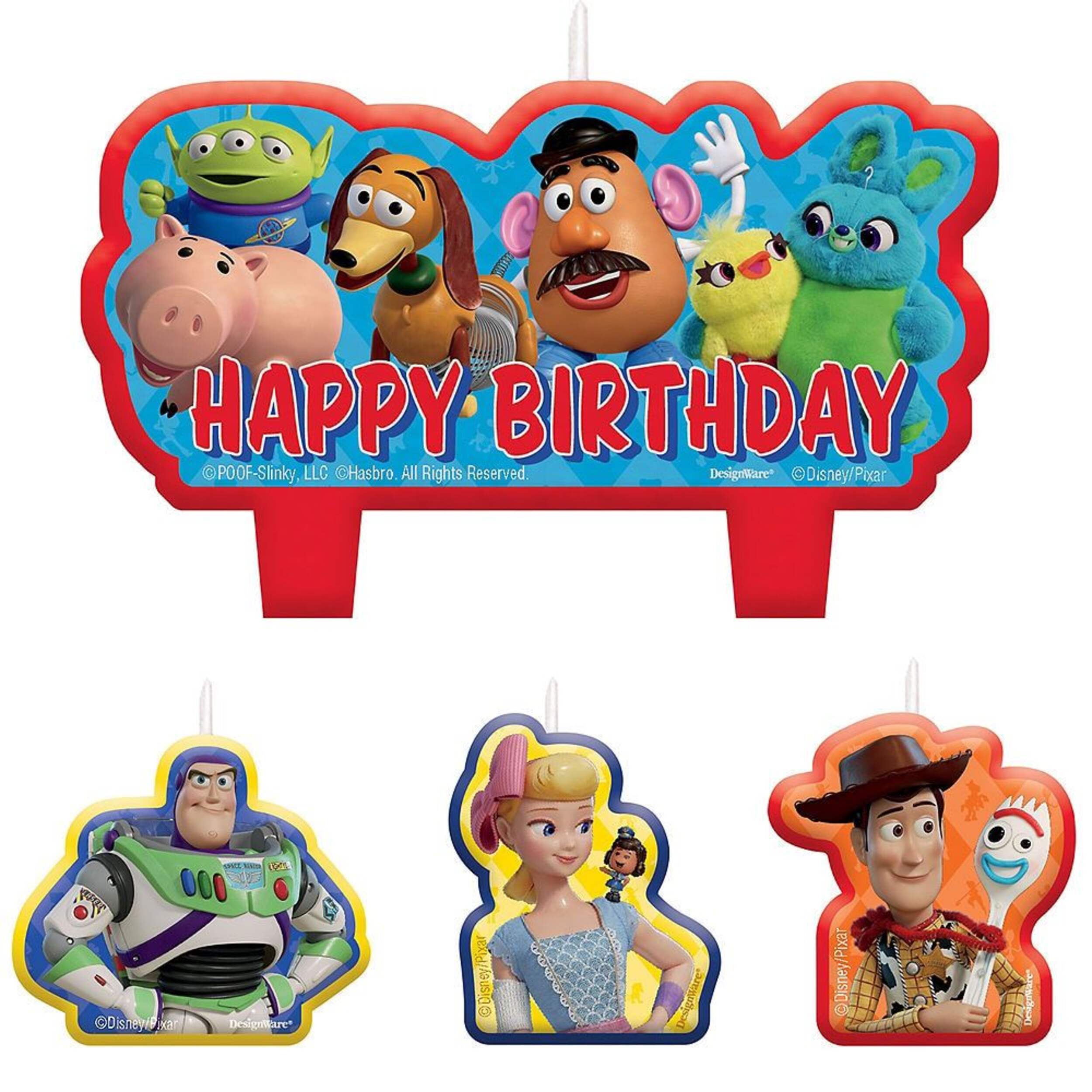 Disney Toy Story 4 Candles, 4-pc Front_Flat