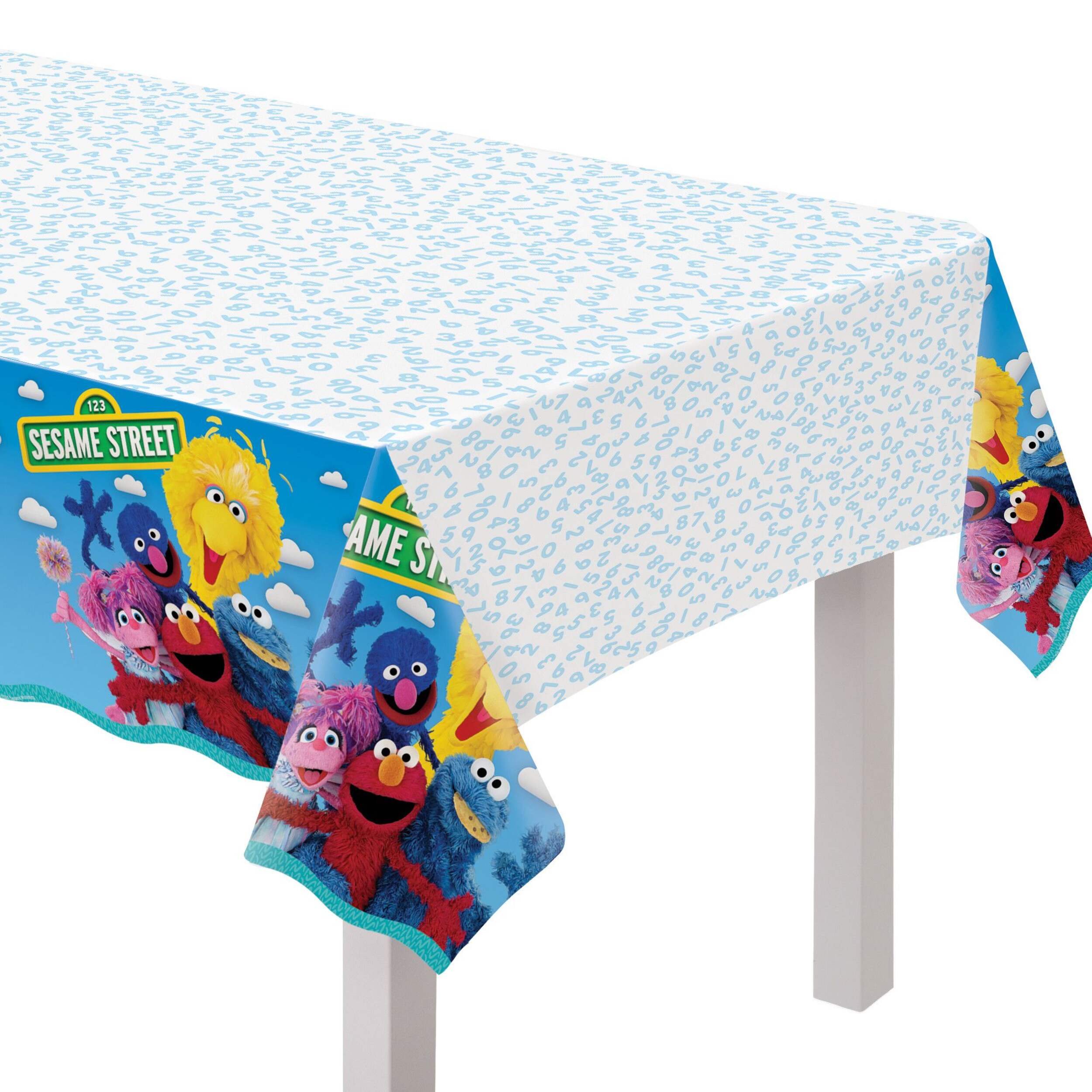Nappe en plastique Sesame Street Front_Three_Fourths_Angled_Left