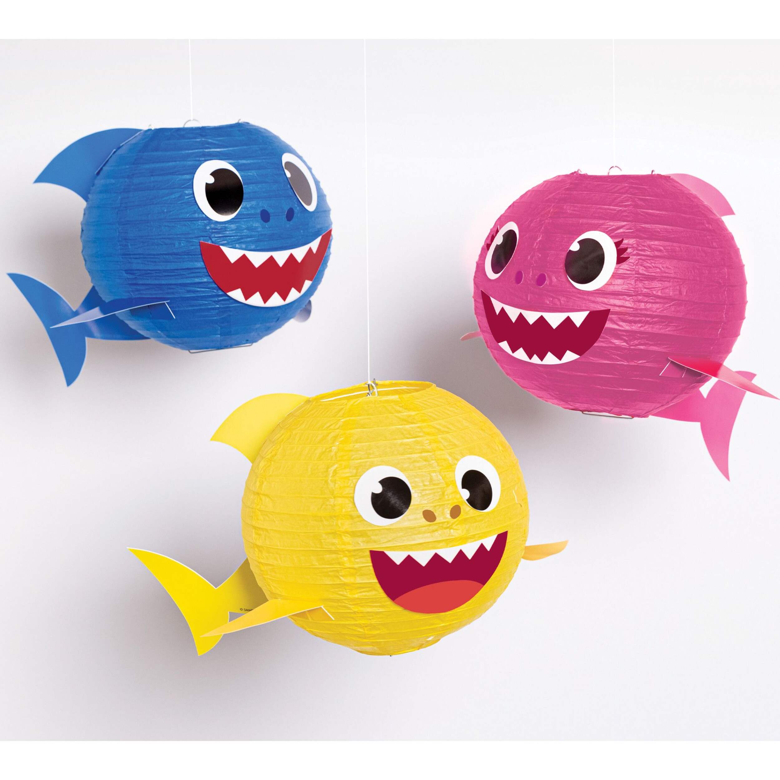 Lanternes Baby Shark, paquet de 3 Front_Flat