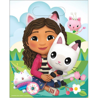 Gabby's Dollhouse Gift Bags, Multi-Coloured, 8.5-in, 8-pk, for Birthday Party