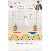 Harry Potter "HP" Room & Table Centerpiece Decorating Kit, Blue/Yellow, 11-in, 7-pk, for Birthday Party