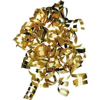 Curly Swirl, Gold Front_Flat