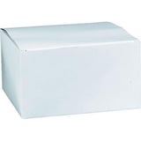 Bowl Gift Box, White, 9-in, for Birthday/Graduation/Wedding Front_Three_Fourths_Angled_Right