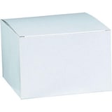 Cup Gift Box, White, 6-in, for Birthday/Graduation/Wedding Front_Three_Fourths_Angled_Right