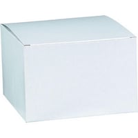 Cup Gift Box, White, 6-in, for Birthday/Graduation/Wedding Front_Three_Fourths_Angled_Right